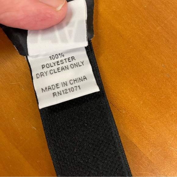 Calvin Klein silver & black cummerbund OS - Picture 9 of 10